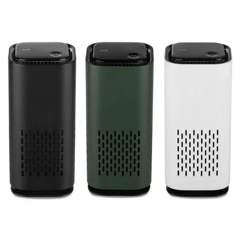 

Portable Mini Car Air Purifier Cleaner USB Chargeable Negative Ion Generator Personal Odor Eliminator Freshener for Home