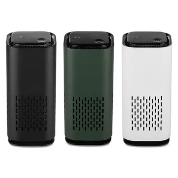 

Portable Mini Car Air Purifier Cleaner USB Chargeable Negative Ion Generator Personal Odor Eliminator Freshener for Home