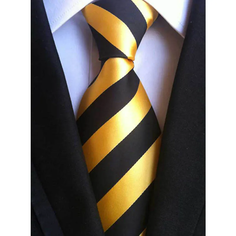Модные мужские галстуки в классическую полоску в клетку 8 см свадебные галстуки жаккардовые плетёные шелковые мужские галстуки для вечерние аксессуары - Цвет: YU-A13