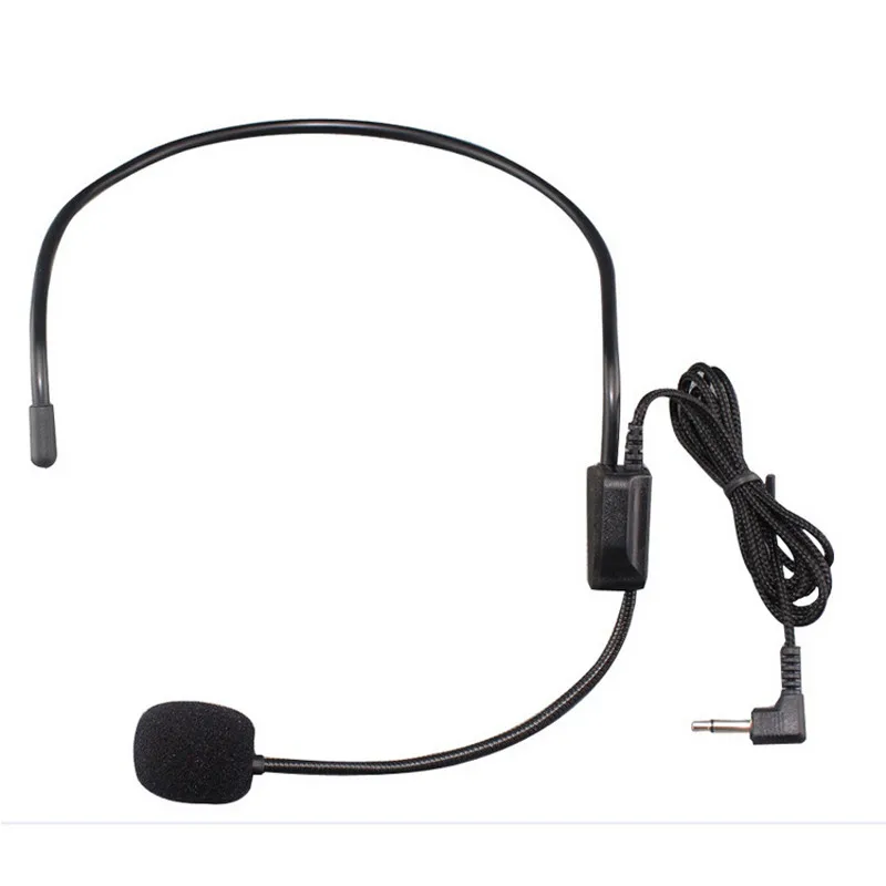 Гарнитура микрофон для обучения лекций усилители 3,5 Интерфейс гарнитура микрофон# H20 - Цвет: Черный