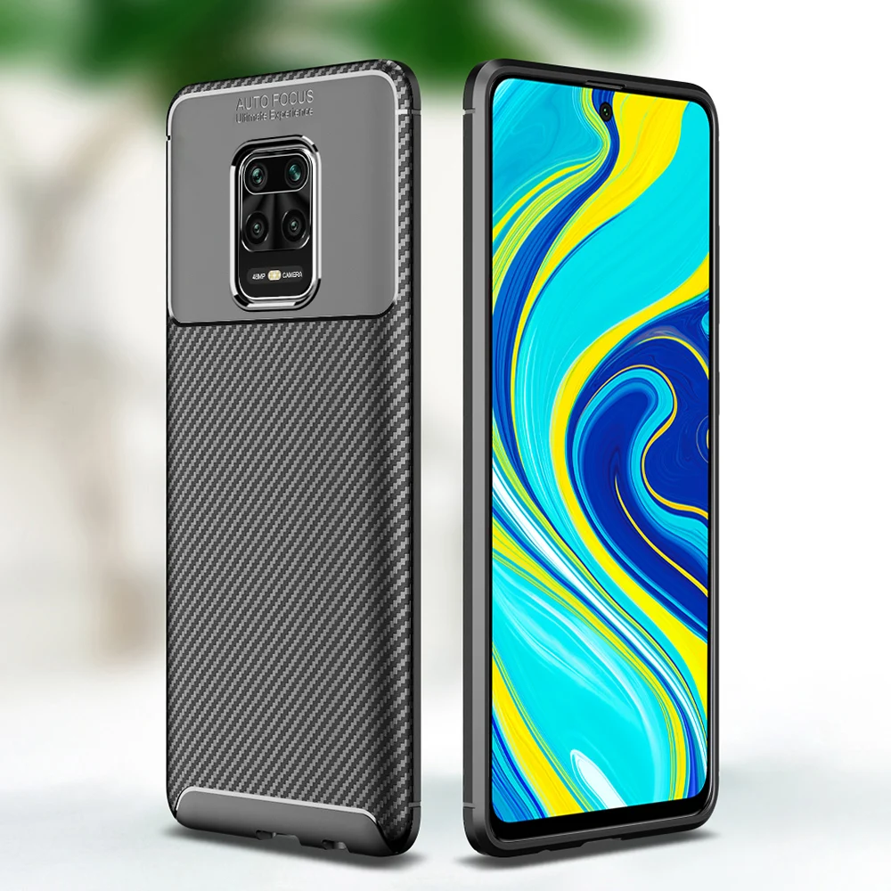 Чехол из углеродного волокна для Xiaomi 9 s противоударный чехол телефона Redmi Note Pro