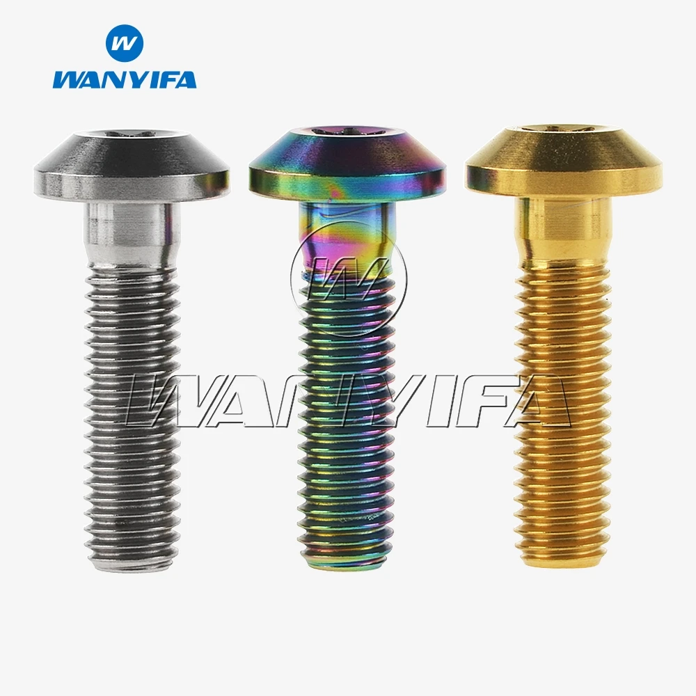 Wanifa M8 x 30 мм 1 25 шаг Torx Кнопка головка титановый мотоцикл велосипедный диск