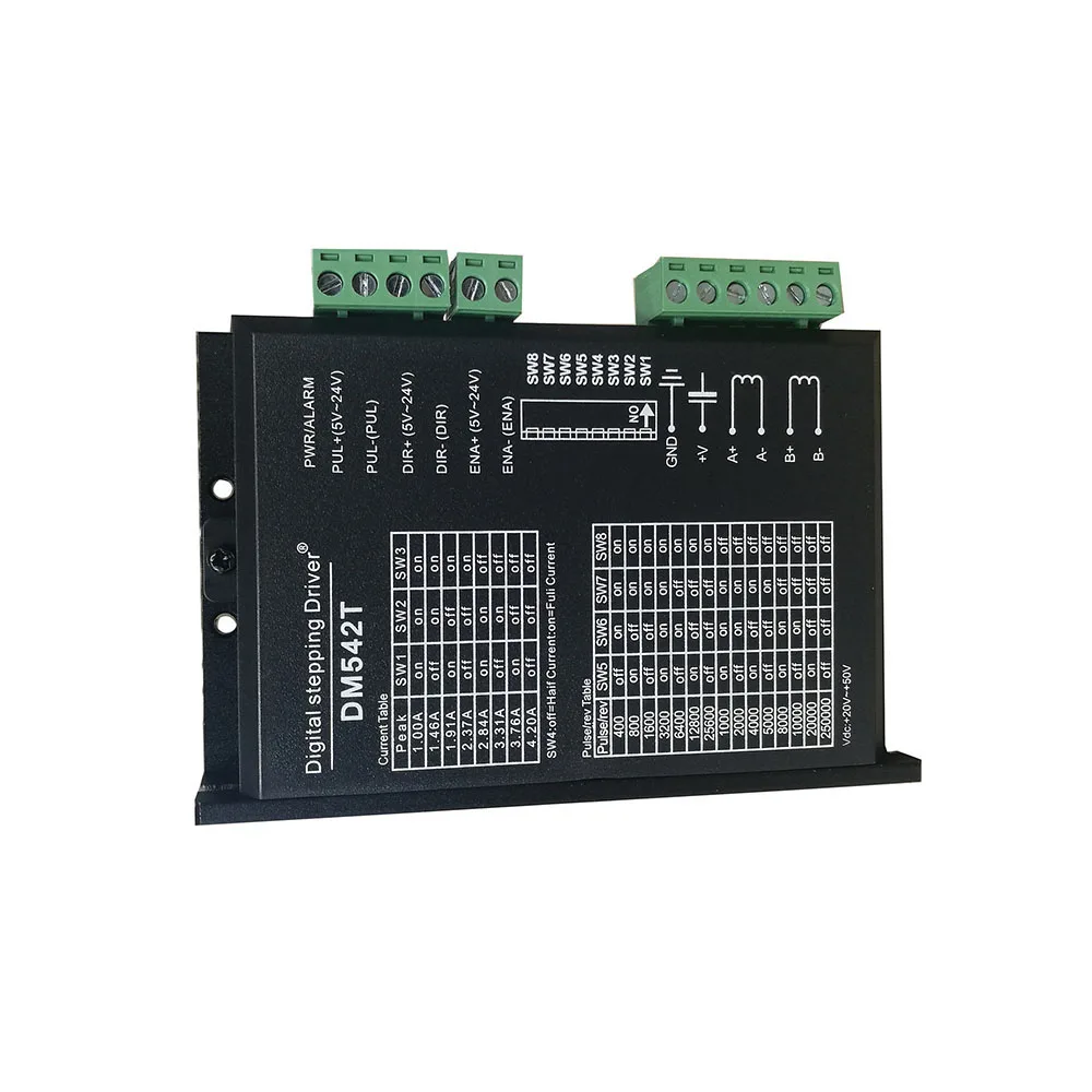 

Motor Digital Stepper Accessory DM542T Starter 20-50V DC 200 KHZ Control