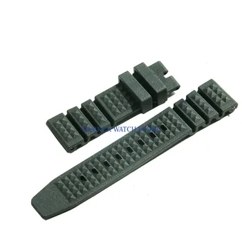

MERKUR Produced Diver Watch Rubber waffle Band Strap Mens Watch Parts Repair Tools Curved Head Fluorine rubber High Quality