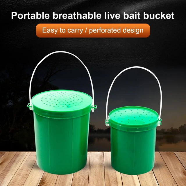 High Quality Live Lure Bucket Easy To Carry With Lid Worm Bait Bucket Worm Bait  Bucket With Handle Design - AliExpress