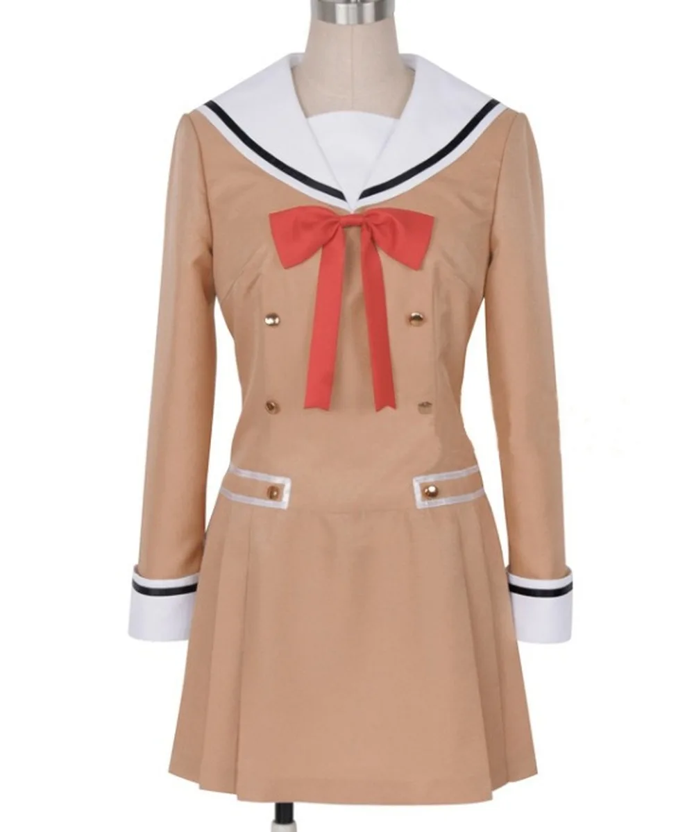 

NEW Japanese Anime Dream OYAMA Kasumi HANAZONO Cosplay Costume Girls High School Uniform