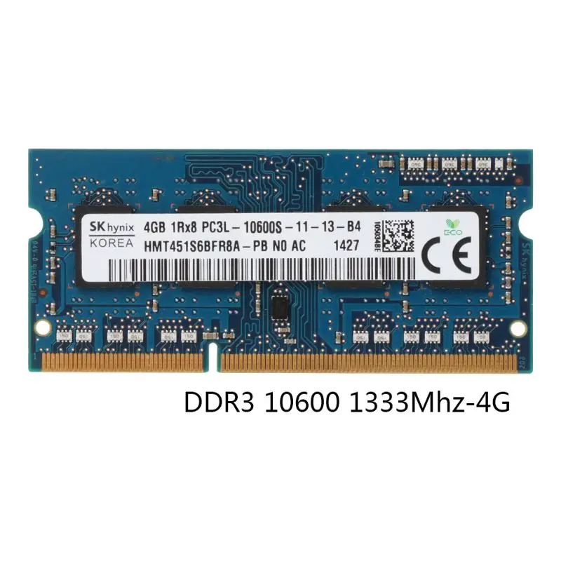 10600 1333Mhz 4G 2 ГБ/4 ГБ/8 ГБ DDR3 PC3-10600U PC3-12800S 1333 МГц 1600 МГц PC10600 PC12800 модуль DIMM для чипсета Hynix лэптоп ноутбук Память ram - Цвет: 10600 1333Mhz 4G