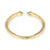 Gold Color African Cuff Engraved Embossing Bangles Trendy Women Men Bangles Jewelry 5