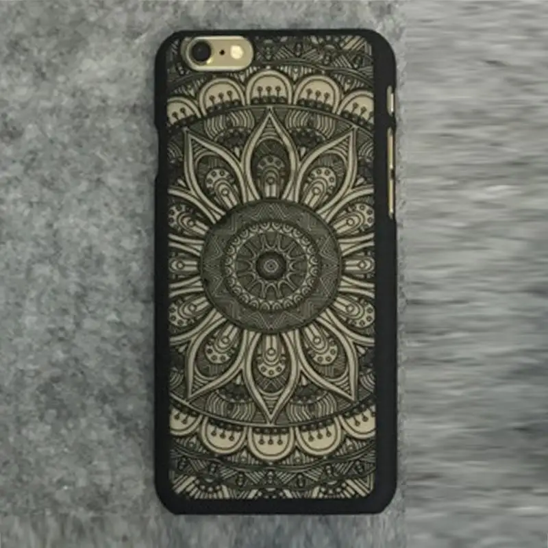 Роскошный мягкий тонкий ретро полый узор задний матовый цвет Чехлы для iPhone 7 plus 6 6s