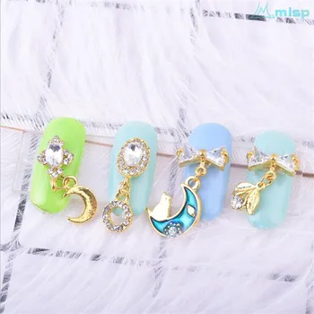 

100 Pcs Nail Rhinestones Zircon Shiny Studs Crystal Gems Nail Art Charms UV Gel Nail Art Decoration Nail Charms Rhinestones HJ01