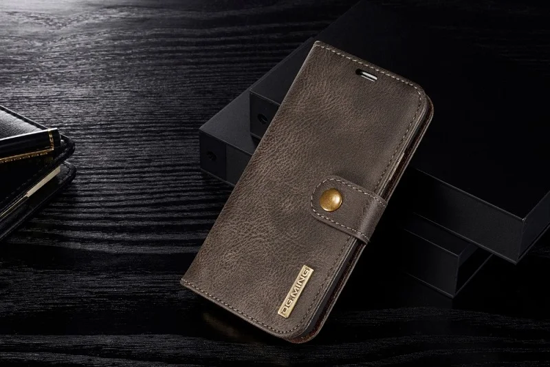 Роскошный Ретро Кожаный чехол для iPhone X XS Max XR 11 Pro Max откидной Магнитный чехол для iPhone 7 8 6S Plus 5 5S SE кошелек слот для карт съёмный корпус