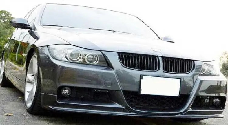 3D TYPE real CARBON FRONT BUMPER LIP SPOILER for BMW E90 3-series M-TECH FRONT BUMPER