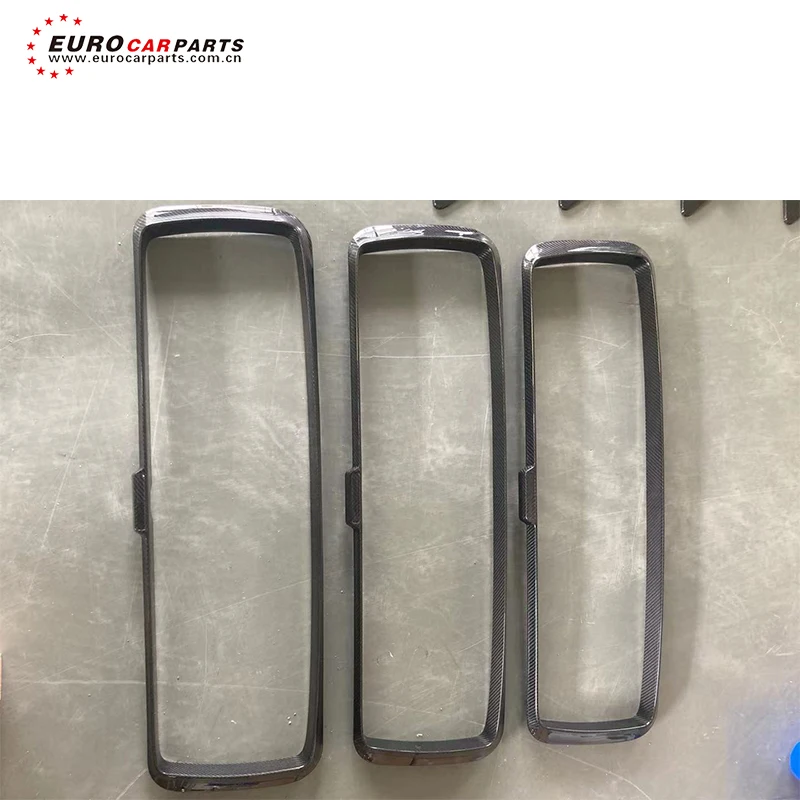 

W464 gclass w463a g500 g550 g350d g63 B900 стиль сухое углеродное волокно Материал передняя решетка fame 2018-2021y передняя защита