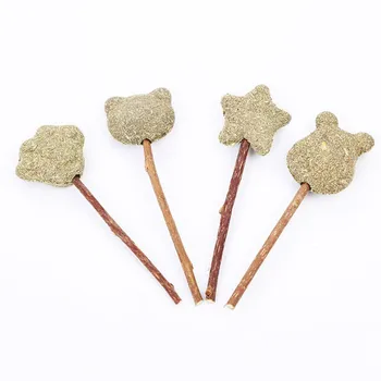 

Pet Cat Catnip Toys Natural Cat Grass Ball Stick Treats Interactive Kitten Toys Pet Cat Molar Toothpaste Silvervine Stick