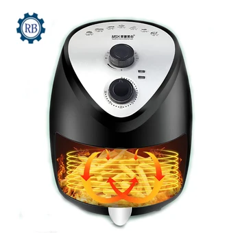 

Mini Adjustable Thermostat Non-Stick Cooking Machine Electric Control Oil Free Air Fryer Cooker For Home Kitchen