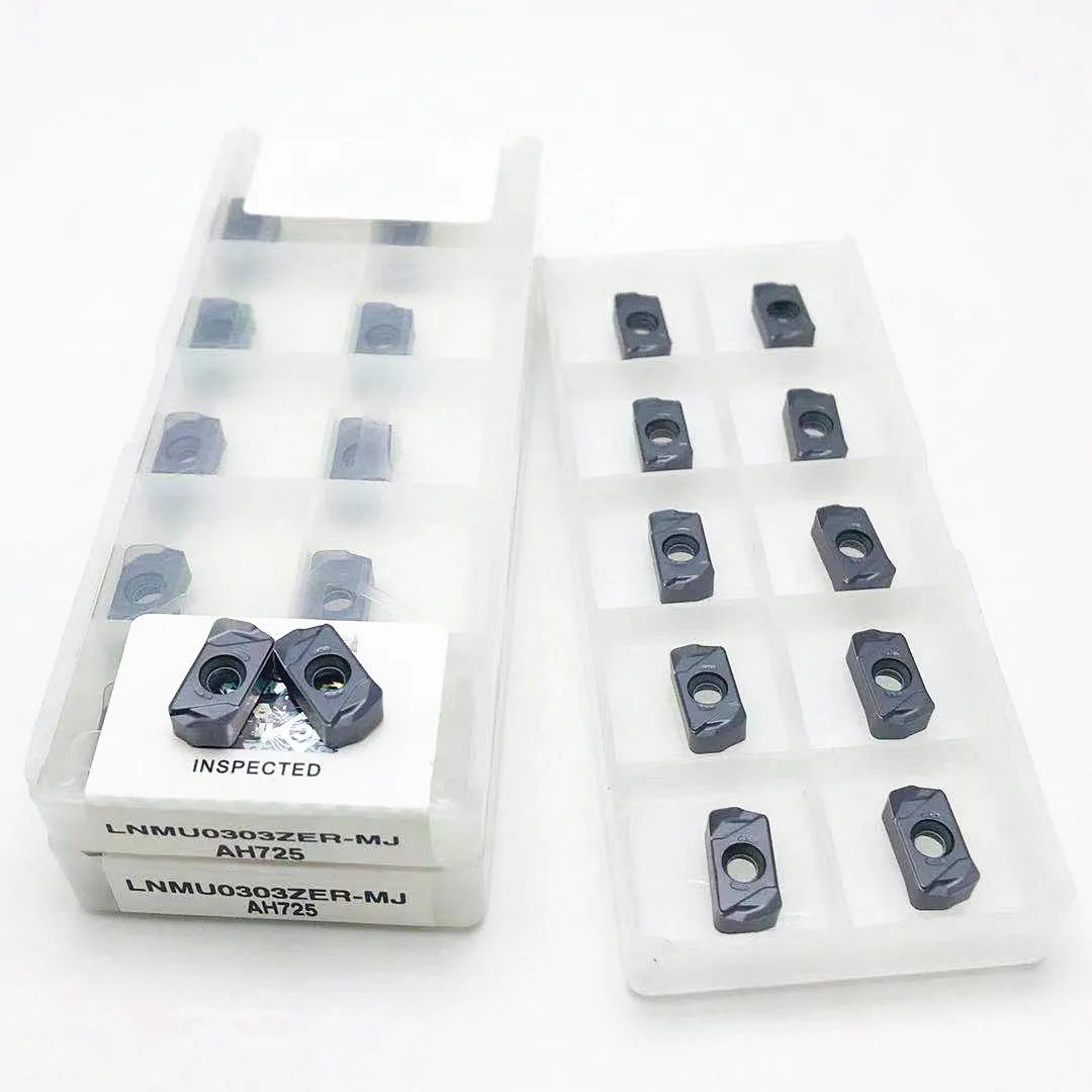 EXNR03 turning high-speed insert LNMU0303ZER MJ AH725 carbide double-sided rapid feed EXNR03R cutting tool insert LNMU 0303