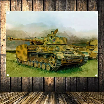 

WW II Wehrmacht King Tiger Tank Armored Car Panzer Military Poster Flag Banner Mural Wall Decor Wall Sticker HD Wallpapers B2