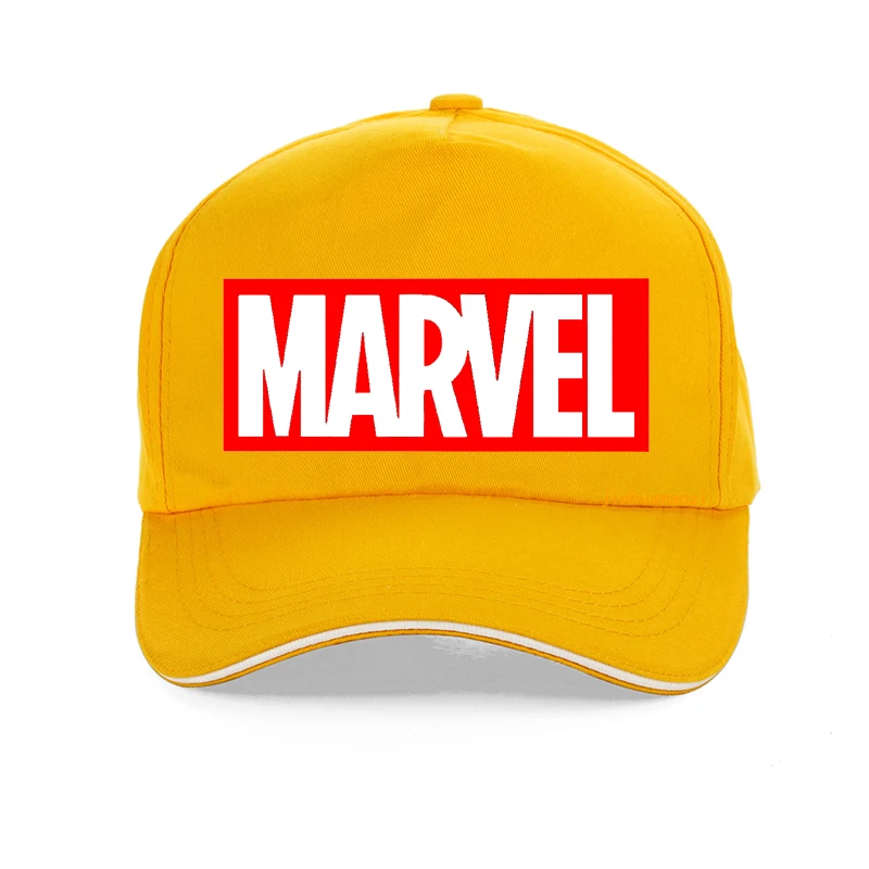 Бейсбольная кепка супергероя Marvel, Бейсболка унисекс, хлопковая Регулируемая Кепка в стиле хип-хоп с принтом «мстители»