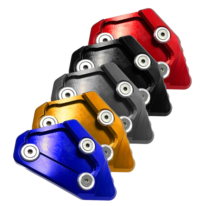 For GSXR1000 2009-2016 GSXR 1000 Motorcycle CNC Aluminum Kickstand Foot Side Stand Extension Enlarge Pad Support Plate GSX-R1000 (8)