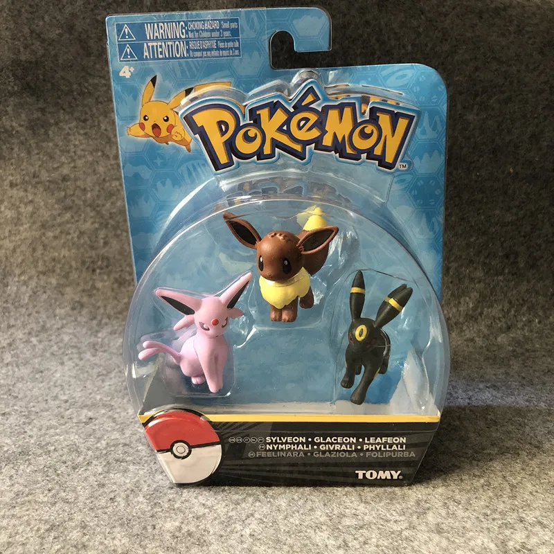 TAKARA TOMY POKEMON Vaporeon Jolteon Flareon Espeon Umbreon Sylveon Glaceon Leafeon Фигурки игрушки для детей