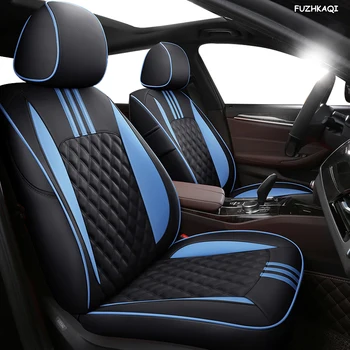 

FUZHKAQI Custom Leather car seat covers For MINI COOPER MINI ONE PACEMAN CLUBMAN COUNTRYMAN COUPE Automobiles Seat Covers auto