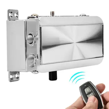 

Intelligent Lock Home Remote Control Lock Mechanical Anti-theft Lock with Four Remote Controller