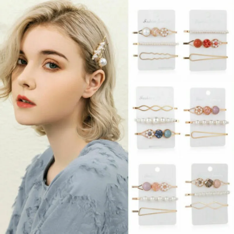 Pearl Hair Clip Hairband Comb Pin Barrette Hairpin Headdress Headwear |