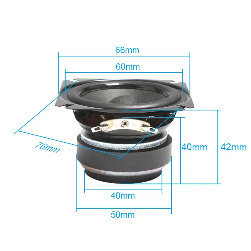 full range speaker 2.5 inch 4 ohm 15w