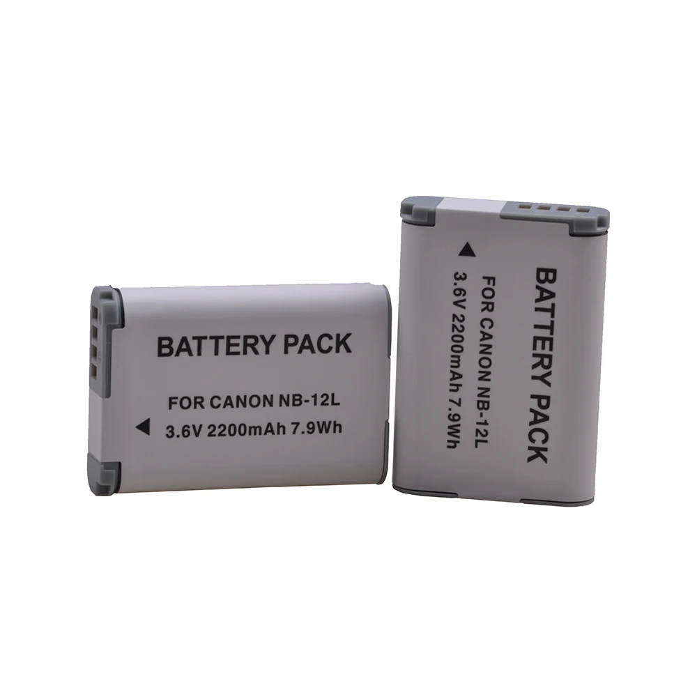 NB 12L аккумулятор 2200 мАч 3 6 В NB12L Аккумулятор для камеры Canon PowerShot G1 X Mark II G1X 2 N100 VIXIA mini