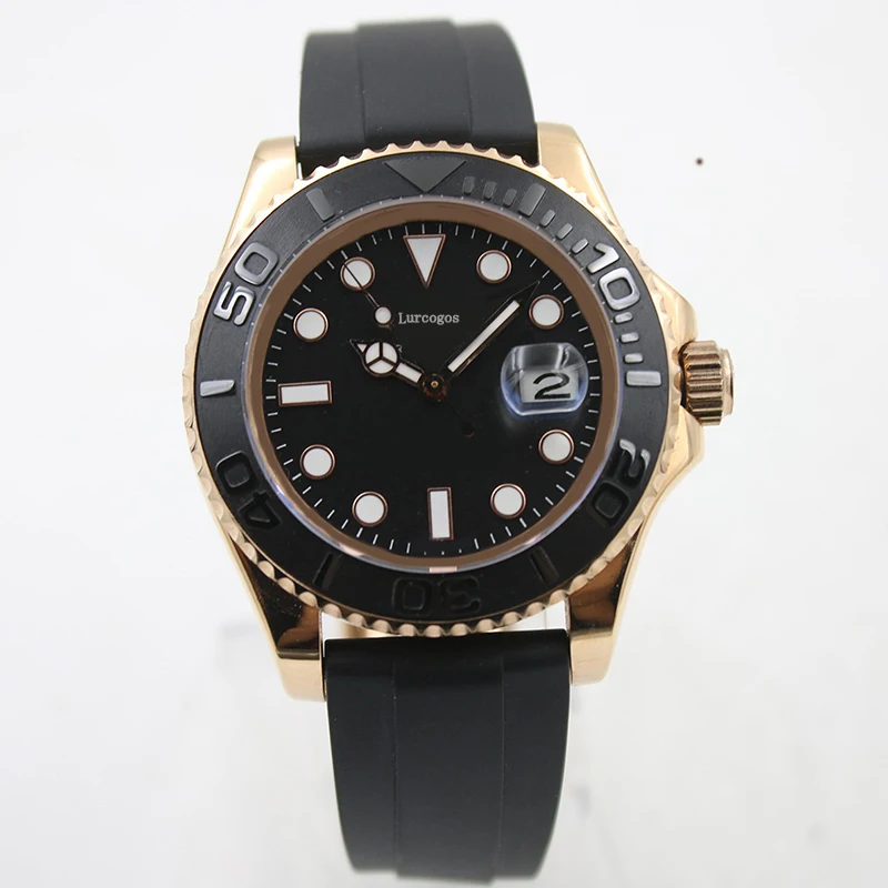 Роскошный Новый Топ часы Керамика ободок 41 мм автоматический механизм Элитный