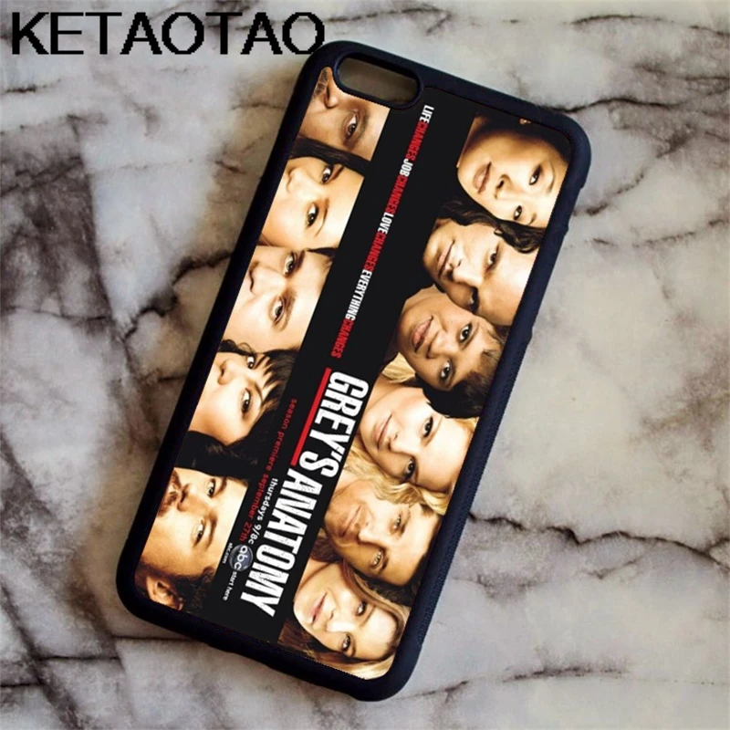 Серый KETAOTAO серый анатомический стиль Модный чехол для телефона s для iPhone 4S SE 5C 5S 6S 7 8 SE X Plus XR XS Max Чехол Мягкий ТПУ резиновый силиконовый - Цвет: Серый