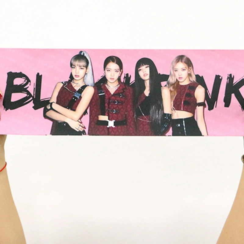 1 шт. Kawaii Blackpink концертная поддержка ручная баннерная ткань повесить плакат Канцелярский набор для фанатов подарок друзьям