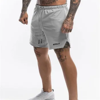 

2019 Summer Mens Fitness Bodybuilding Shorts Breathable Quick Drying Shorts Men Gyms Shorts Running Joggers men Sporting Shorts