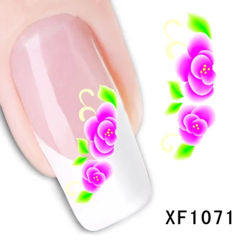 

2020 Watermark Nail Sticker Mix Designs Flower Water Transfer Adhesive DIY Decoration Nails Art 3D Embossed Nail Sticke TSFH