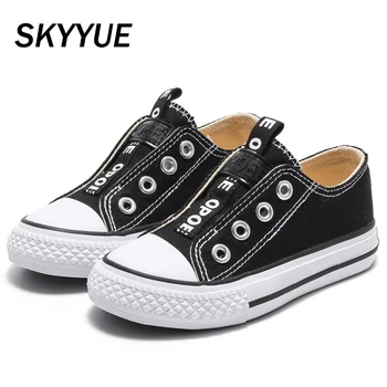 

Spring Kids Sport Sneakers Baby Girls Canvas Shoes Toddler Boys Slip On Casual Sneakers Children White Brand Sneakers Trainers