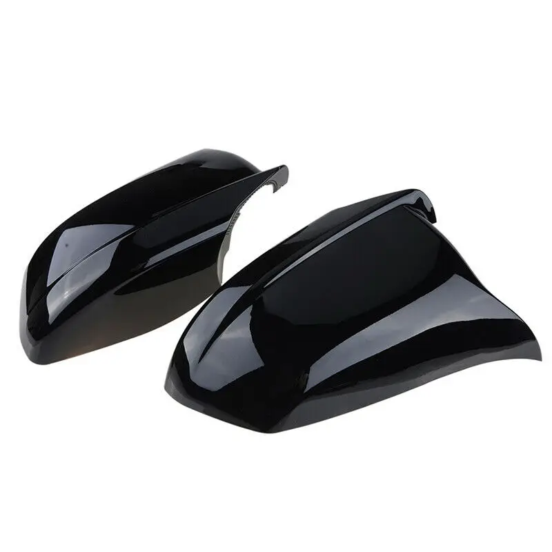 buy Gloss Black Car mirror cover 51167216369 51167216370 Rustproof Practical