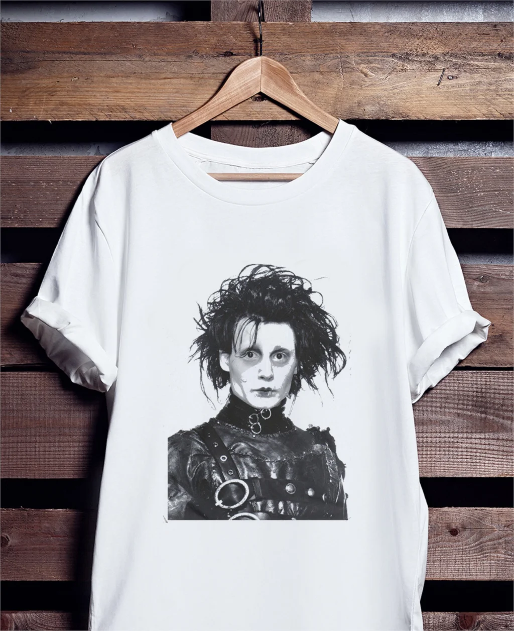 

Edward Scissorhands Art T-Shirt, Johnny Depp TeeReprint Sz L-XXL Cool Casual pride t shirt men Unisex Fashion tshirt