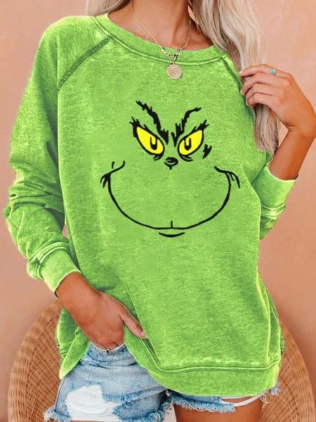 Grinch green sweatshirt Clearance