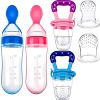 Baby Spoon Bottle Feeder Dropper Silicone Spoons for Feeding Medicine Kids Toddler Cutlery Utensils Newborn Children Accessories 1