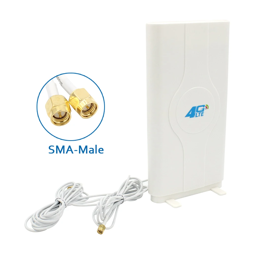 

Antenna 3G 4G alto guadagno 30dBi MIMO Dual SMA TS9 CRC9 connettori ripetitore di segnale WiFi per Modem Mobile Hotspot Router