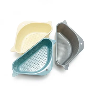 

Tiktok life Triangular Multifunctional Drain Shelf Sink Storage Rack Corner Sink Strainer