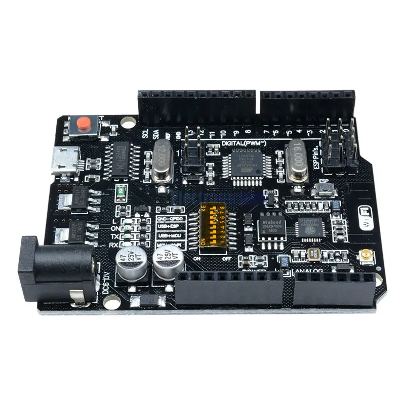 For UNO WiFi R3 ATmega328P ESP8266 32Mb memory USB TTL CH340G Converter for Arduino NodeMCU WeMos