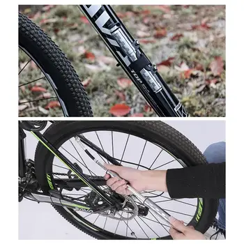 

Hq61B Bicycle Football Basketball Pump 160Psi High Pressure Polished Brushed Texture Double Mouth Design 1 Set