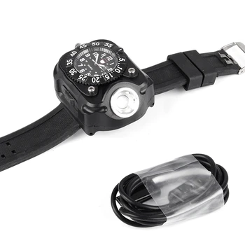 

Multifunction Wrist Watch Lamp Wrist Led Flashlight Usb Rechargeable Night Running Watch Light
