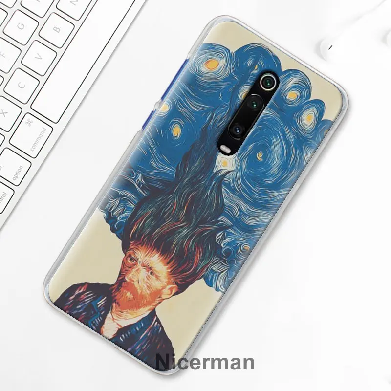 Ван Гог Звездная ночь чехол для телефона для Xiaomi Mi 9T CC9 CC9E A3 A1 A2 9 Pro 8 9 Lite 5X 6X играть Poco F1 в твердом переплете