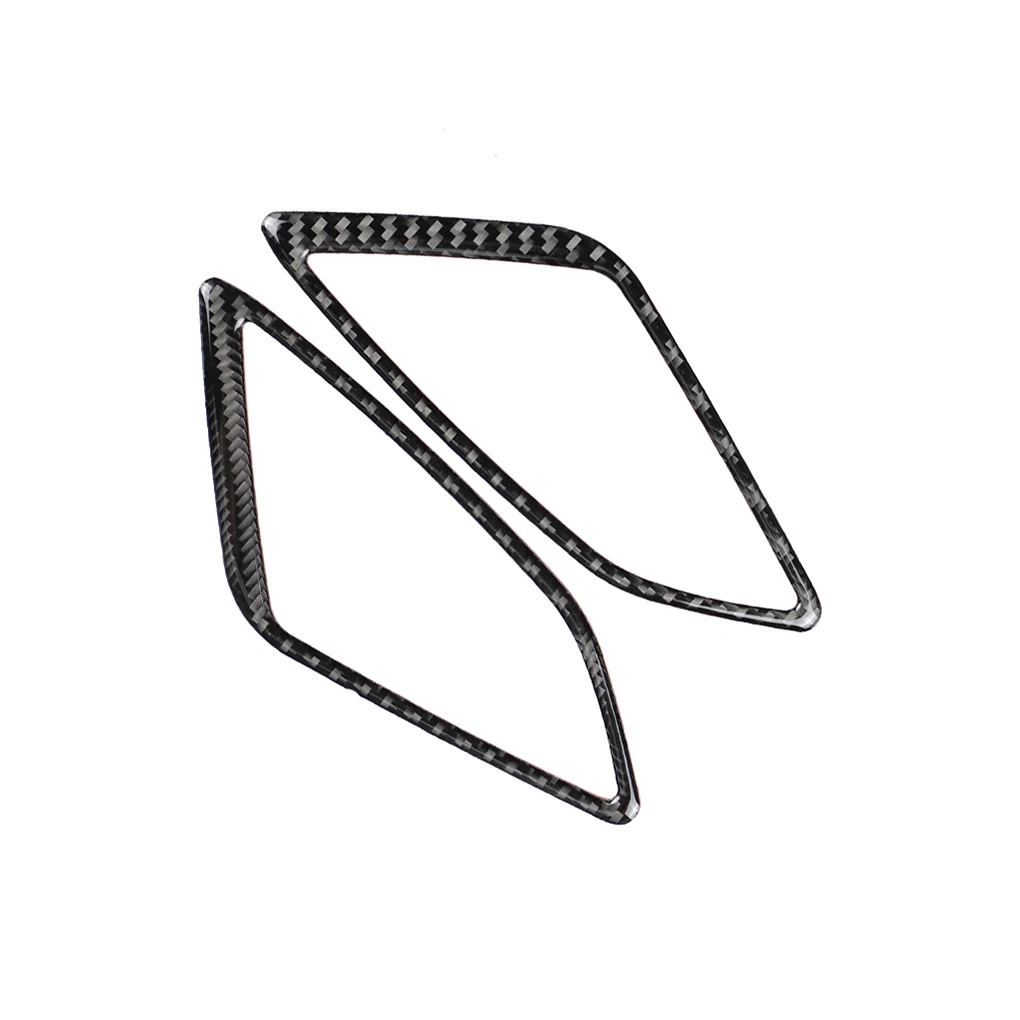 

Replacement For Mazda 3 Axela 2017-2018 1 Pair Car Dashboard Vent Trim Frame Carbon Fiber Air Outlet Decor