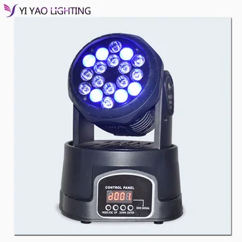 

Led Moving Head Wash Light Disco Light 18x3w RGB Led Mini Lighting Disco Lights Party Lighting for Dj Wedding Bar Club