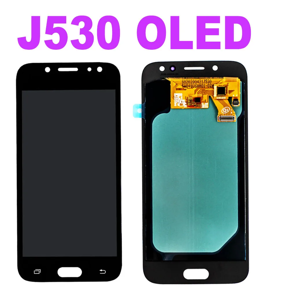Amoled J730 LCD для Samsung Galaxy J7 Pro 2017 SM J730F ЖК экран с сенсорным экраном дигитайзер J5 J530 J530F
