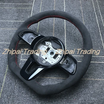 

For Benz Mercedes A-Class Steering wheel modified with 100% Full Alcantarar Freely customizable