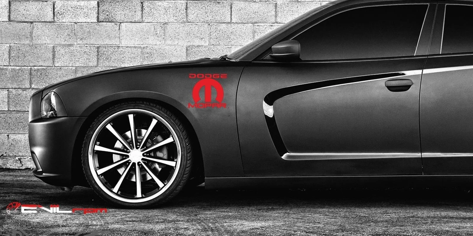 Для 2 шт./пара Dodge mopar изготовленный на заказ для автомобиля виниловую сторону
